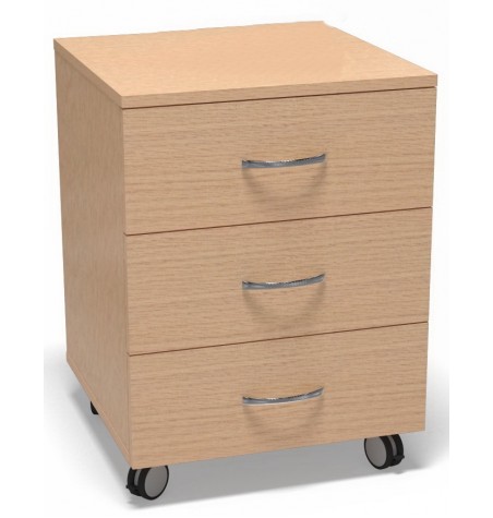 Тумба мобильная с 3 ящиками ТВ3я- 450И