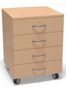Тумба офисная с 4-мя ящиками ТВ4я- 450И